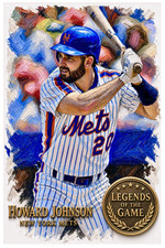 HOWARD JOHNSON * New York Mets * BASEBALL * Illustrated Art Card * 4x6 Print