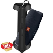 JBL Charge 4 Silicone Case Cover Waterproof Speaker Carrying Pouch Black