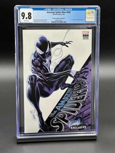 Amazing Spider-Man #800 CGC 9.8 (2018) - J Scott Campbell Black Suit Edition I