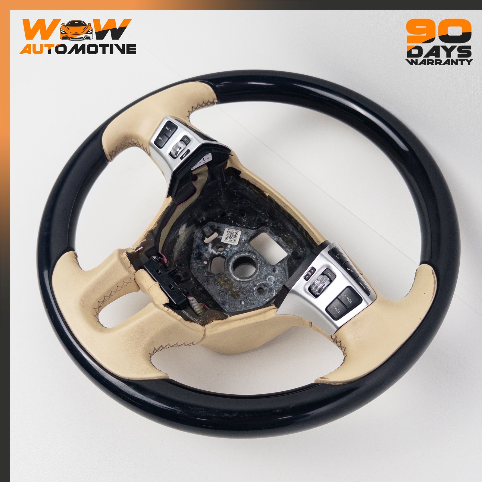12-19 BENTLEY FLYING SPUR GT GTC DRIVER STEERING WHEEL LEATHER ASSEMBLY OEM