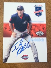 2008 Tri Star JOSH REDDICK Red SOX In-Person Signed  AUTO