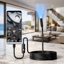 Caméra Endoscope USB Type-C IP67 Étanche 6 LED 7mm pour Android et PC