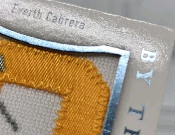 Auténtico Everth Cabrera 2009 SP por letra (P) firma de novato/65 Padres Foto 4 de 4