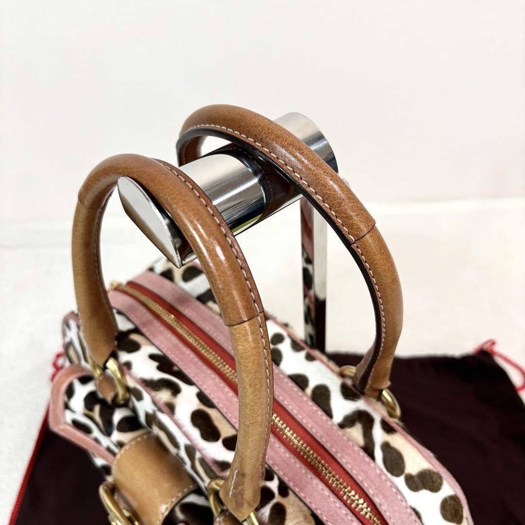 Coach Unborn Carf Soho Leopard Bag