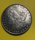 1886-P Morgan Silver Dollar, Gem BU, Purple Toning, Stunning Full Luster