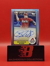 2025 Topps Archives Brandon Webb Boardwalk Foilboard Auto /25 Diamondbacks