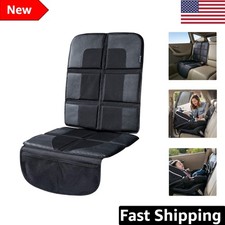Luxury Extra Thick Car Seat Protector with Anti-Slip Design Storage Pockets