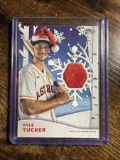 2021 Topps Holiday Kyle Tucker Holiday Relic /75 Astros