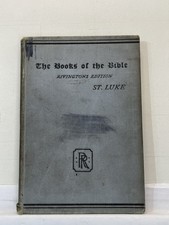 Rivingtons Books of the Bible St Luke Sixth Edition 1916 Hardcover Vintage