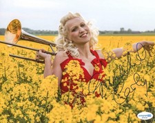 GUNHILD CARLING SIGNED AUTOGRAPH 8x10 PHOTO PICTURE ACOA SWEDISH JAZZ MUSICIAN 