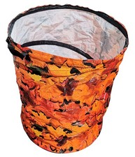 Gartenabfallsack Pop-Up Bl&auml;tter 120 l &Oslash; 44 cm aus Polyethylen orange, Dehner