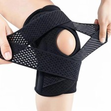 Bareform Knee Brace for Meniscus Support   Adjustable, Patella Stabilizer, Pain