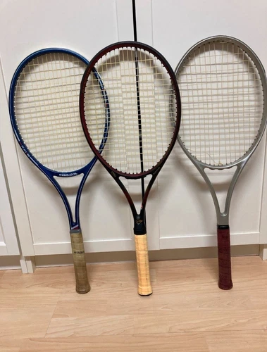3 Tennisschläger + 2 Tennisschlägerhüllen + 1 Squashschlägerhülle