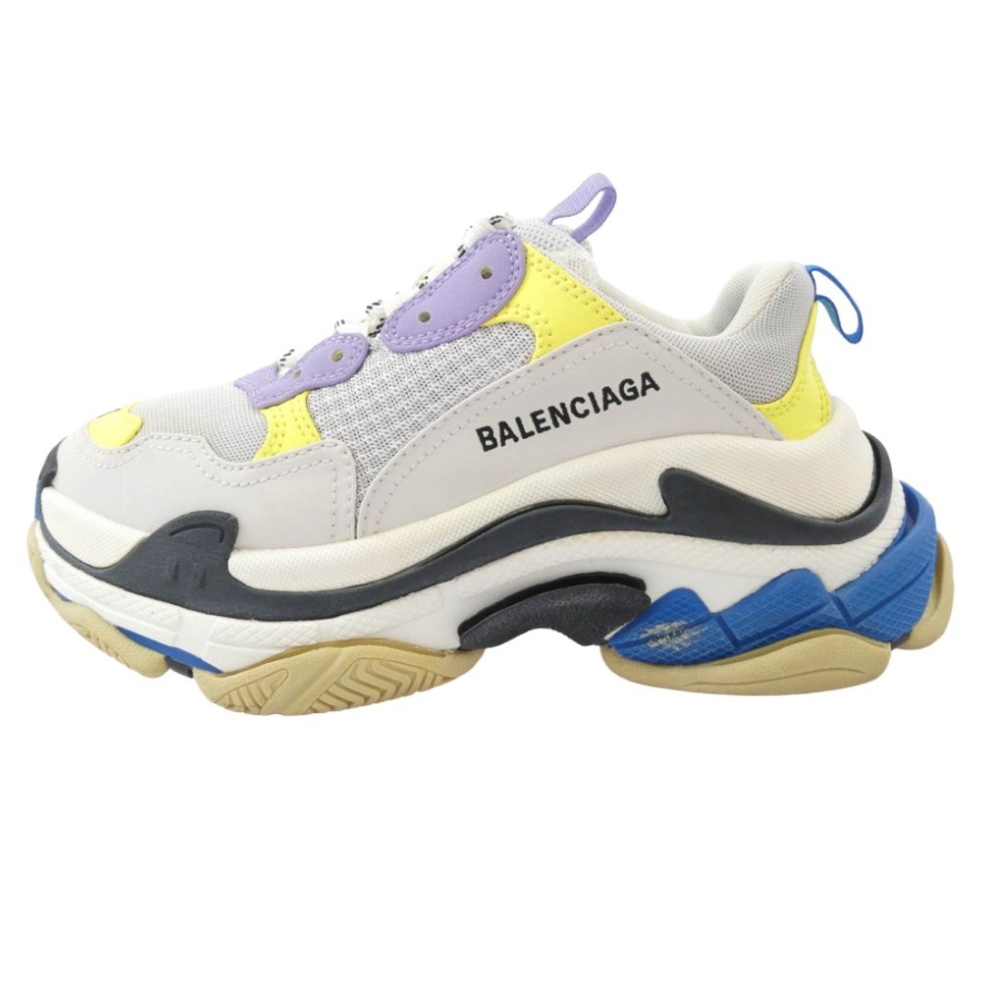 BALENCIAGA 524039 Triple-S Trainers Triple S Low Cut Sneakers Gray Used LIFE-0