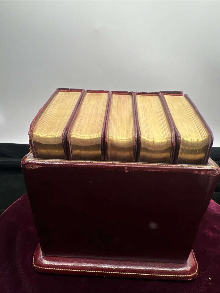 Collins Gem Pocket Dictionary 1961 Set English Italian French German Stand Mini - Image 4 of 4