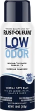 Rust-Oleum Low Odor Premium Spray Paint, 11 11 Ounce (Pack of 1), Navy Blue 