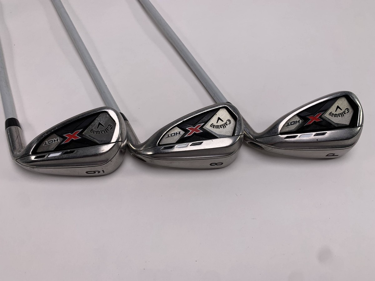 Callaway X Hot 19 Iron Set 8-PW 75g Regular Graphite Mens RH