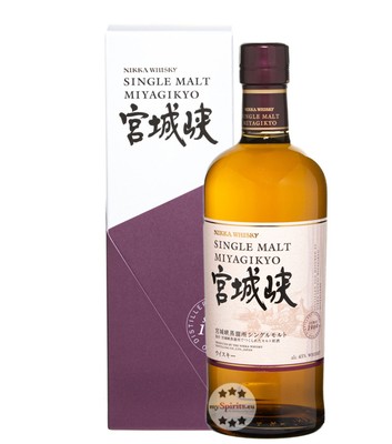 Nikka Miyagikyo Single Malt Whisky / 45 % Vol. / 0,7 L Flasche in Geschenkkarton