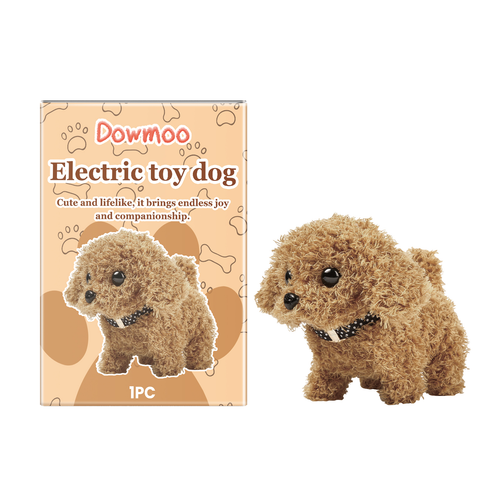 Plush Electric Dog Toy Cartoon Design Endless Entertainment Comfort