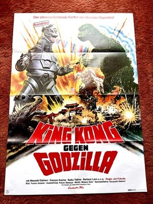 King Kong gegen Godzilla Kinoplakat Poster A1, Jun Fukuda, 1974, Masaaki Daimon