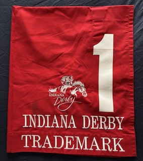 MARCHIO INDIANA DERBY SELLA PANNO FERRO DI CAVALLO INDIANAPOLIS