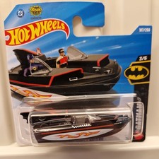 Hot Wheels 1966 Bat Boat, HW Batman, Black, Brand New, Sealed