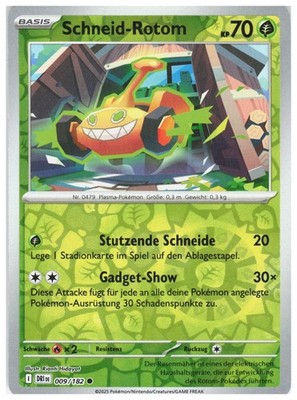 Mow Rotom 009/182 Common Destined Rivals Pokemon Reverse Holo Near Mint