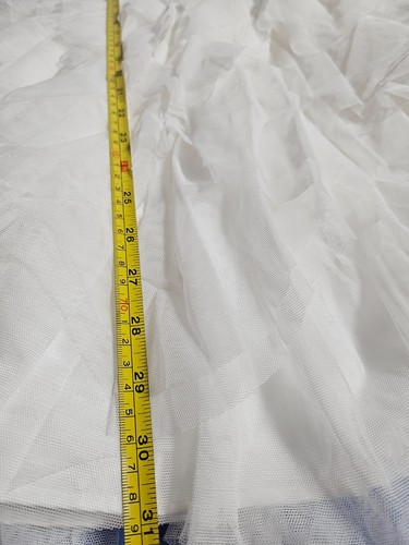 Isobella & Chloe Girl's White Tiered Sheer Formal Dress Size 6x NWT - Picture 15 of 17