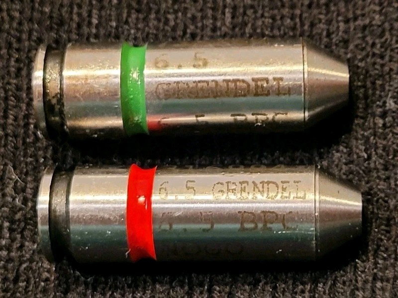 Pacific Tool Gauge Set  "GO"  And "NO-GO" Gauges For 6.5  GRENDEL   PTG Set Of 2