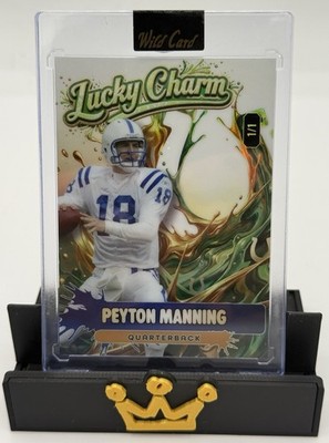 Peyton Manning 2026 Wild Card Lucky Charm 1/1 SSP Colts HOF QB