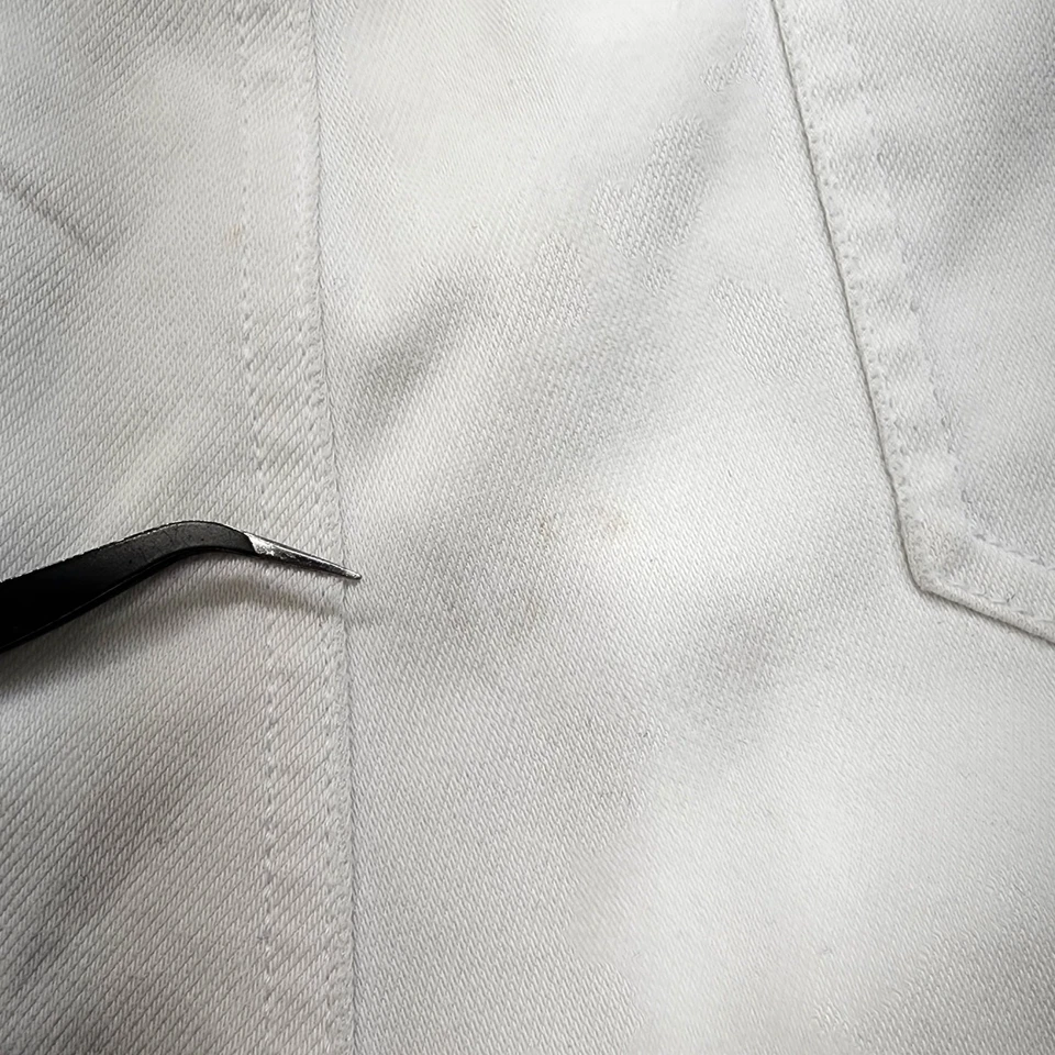 Pantalones de mezclilla Style&Co para mujer 3X blancos cortos capri elásticos jegging informales Foto 4 de 4