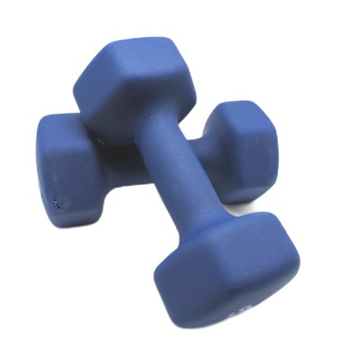 Amazon Basics Neoprenhanteln Fitness Zubehör 2 x 5 kg Schwarz Krafttraining für 
