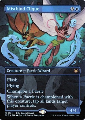 Mistbind Clique (Borderless), 131, SPG, Foil