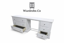 🤍✨ Aylesbury White Double Dressing Table – Fully Assembled ✨🤍