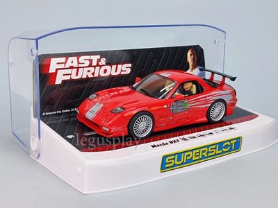 Slot car scalextric superslot H4592 Mazda RX7 '' The Fast And The Furious ''