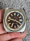 Vtg Timex Marlin Dive Diver 276712572 Watch Old Estate Find * Parts Or Repair