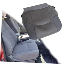  Front Driver Side Bottom Cloth Perforated Seat Cover Gray Compatible with 