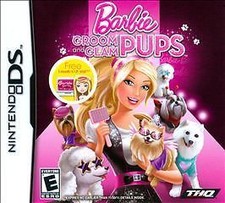 Barbie: Groom and Glam Pups Nintendo DS, 2010, Complete with manual, Slip Case