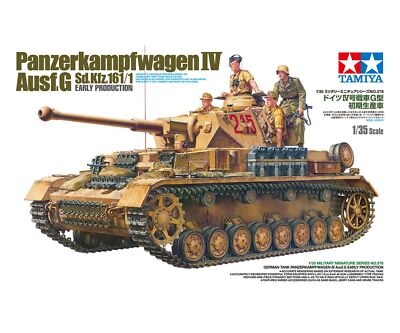 Tamiya 1:35 Dt. Pz.Kpfw. IV Ausf.G F Plastikmodellbau