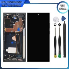 For Samsung Galaxy Note 20 Ultra 5G N986W OLED LCD Display Touch Screen Frame