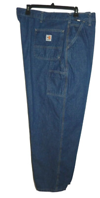 Carhartt 2112 CAT 2 Cargo Denim Jeans Men's 48x30 (47x29 1/2) Flame Resistant