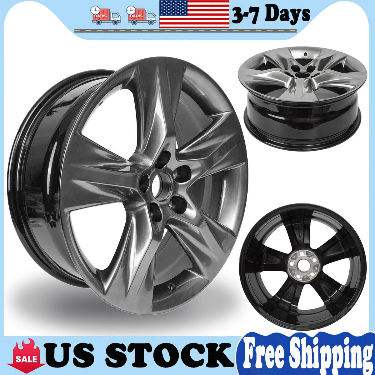 NEW 19 inch Replacement Wheel Rim For 2014-2019 Toyota Highlander 