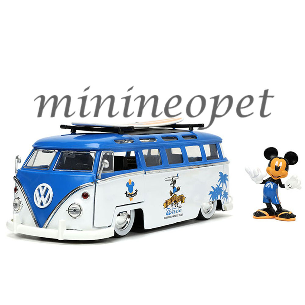 JADA ミッキーマウス 1962 フォルクスワーゲン T1 バス & ミッキー JADA DISNEY MICKEY MOUSE & FRIENDS 1962 VOLKSWAGEN BUS 1/24 with