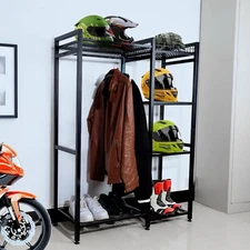Motorcycle Helmet Holder, Helmet Rack Helmet Stand Gear Storage Rack Accessories