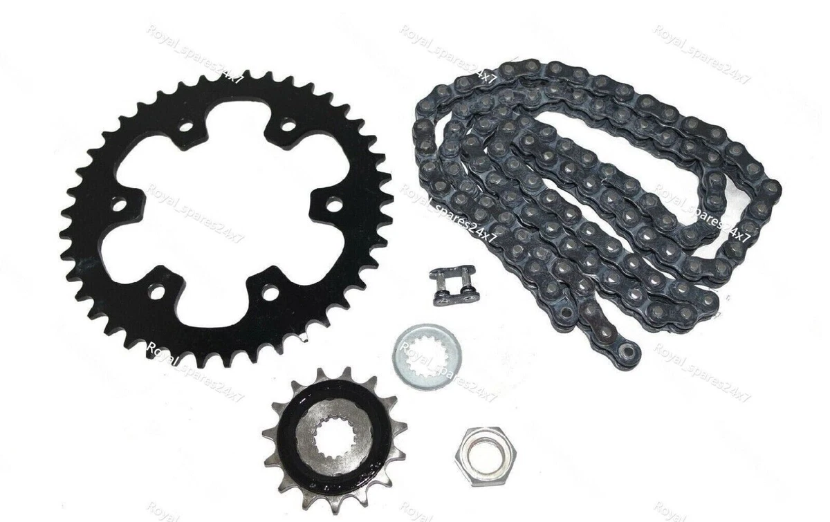 Royal enfield classic 350 2024 chain sprocket life
