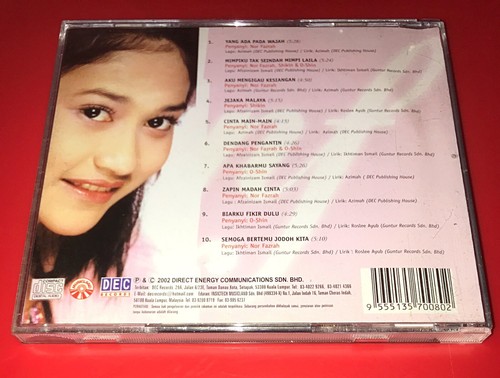 NOR FAZRAH - YANG ADA PADA WAJAH PROMOTIONAL CD - Picture 2 of 3