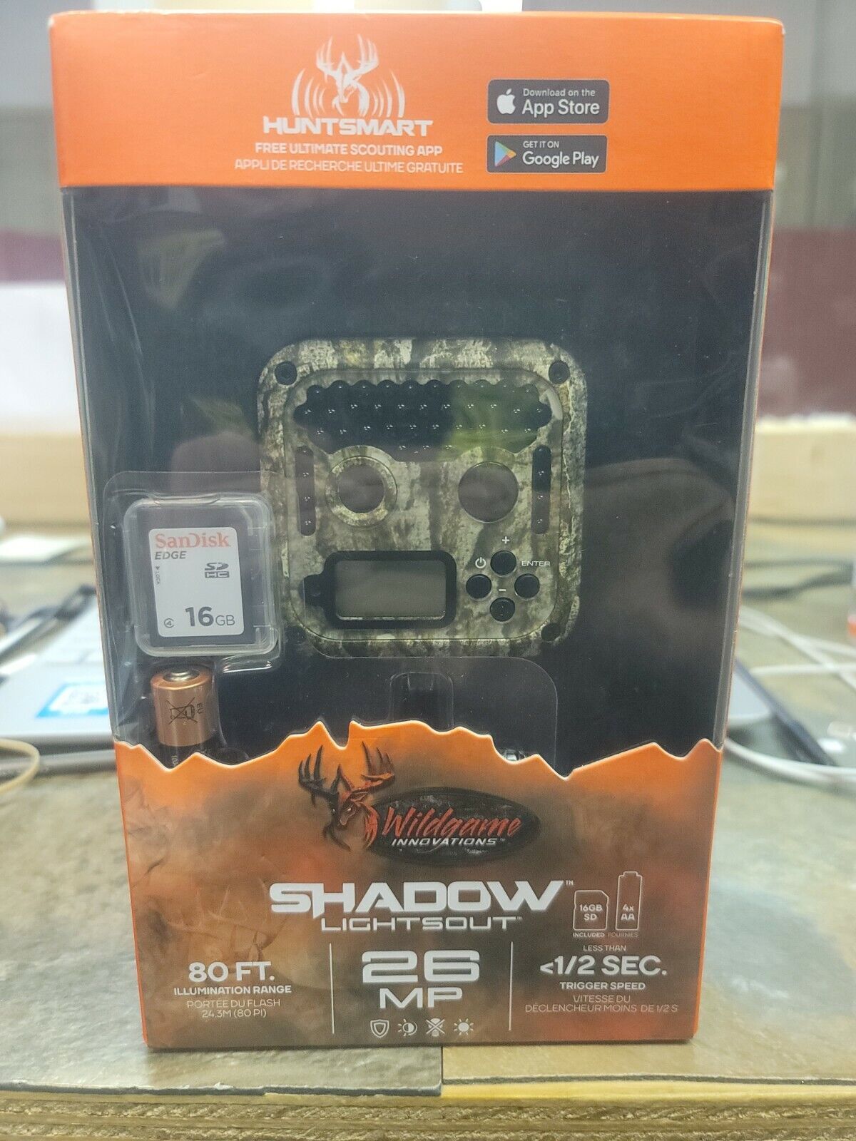 Wildgame Innovations shadow lightsout 26 MP Game Camera - SW26B37W18-21 NEW