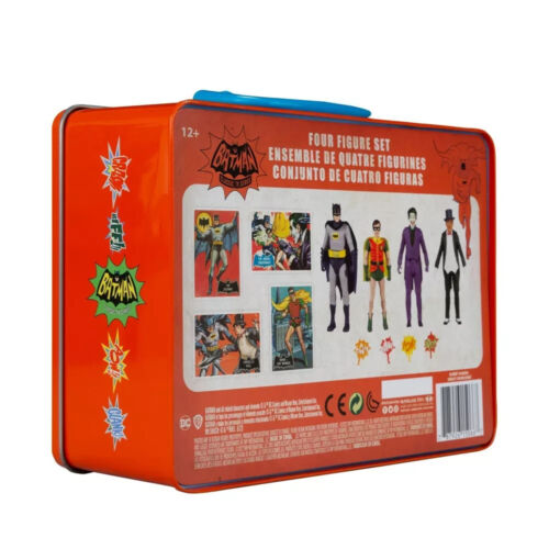 NEW McFarlane Toys: Batman Classic TV Series Lunchbox, Cards & 4 Action Figures - Picture 7 of 24