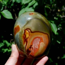 4in 2LB XL Polychrome Jasper Crystal Freeform Tower, Madagascar