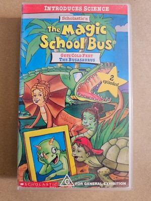The Magic School Bus - Gets Cold Feet / The Busasaurus (VHS PAL, 2000)